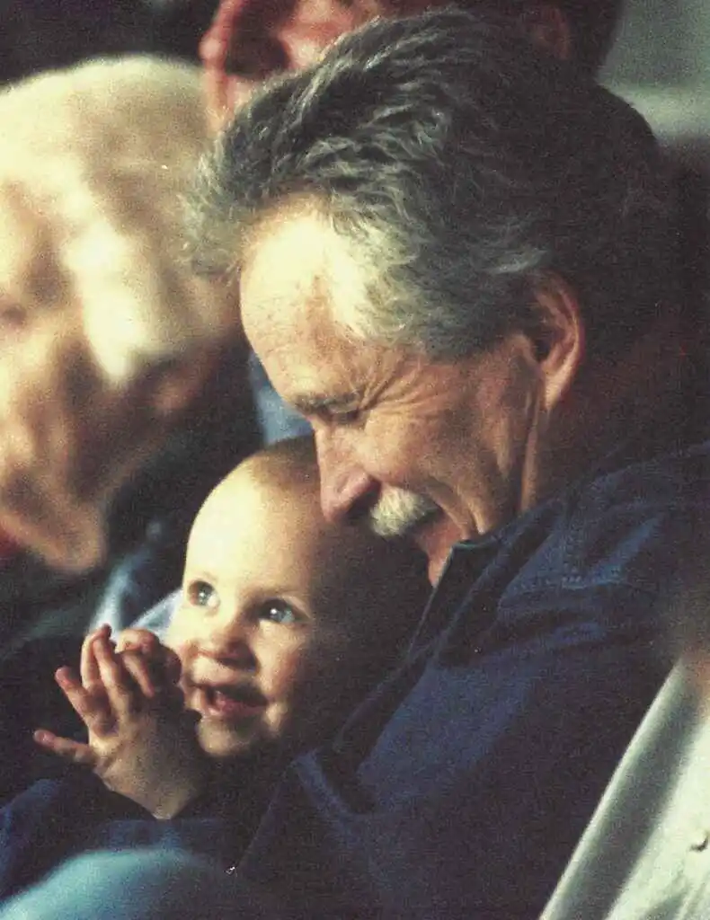 Dad and Mattea in Calgary, 1999 at  My Father's Daughter