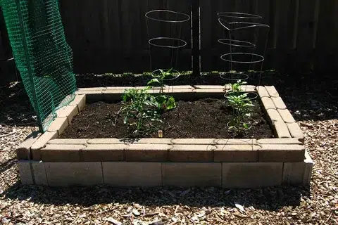 How To Build A Raised Garden Bed With Concrete Blocks In Oakville